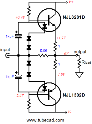impedance multiplier thermaltrak transistors
